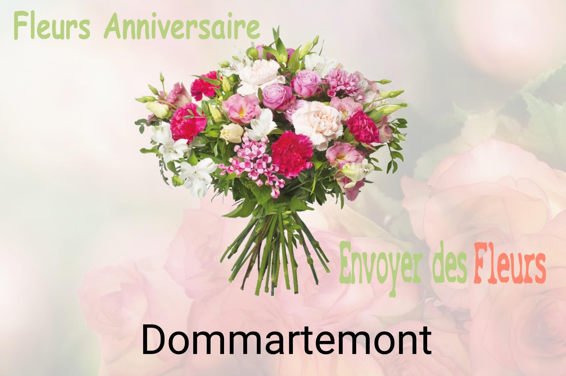 Bouquet de fleurs d’anniversaire livré à Dommartemont