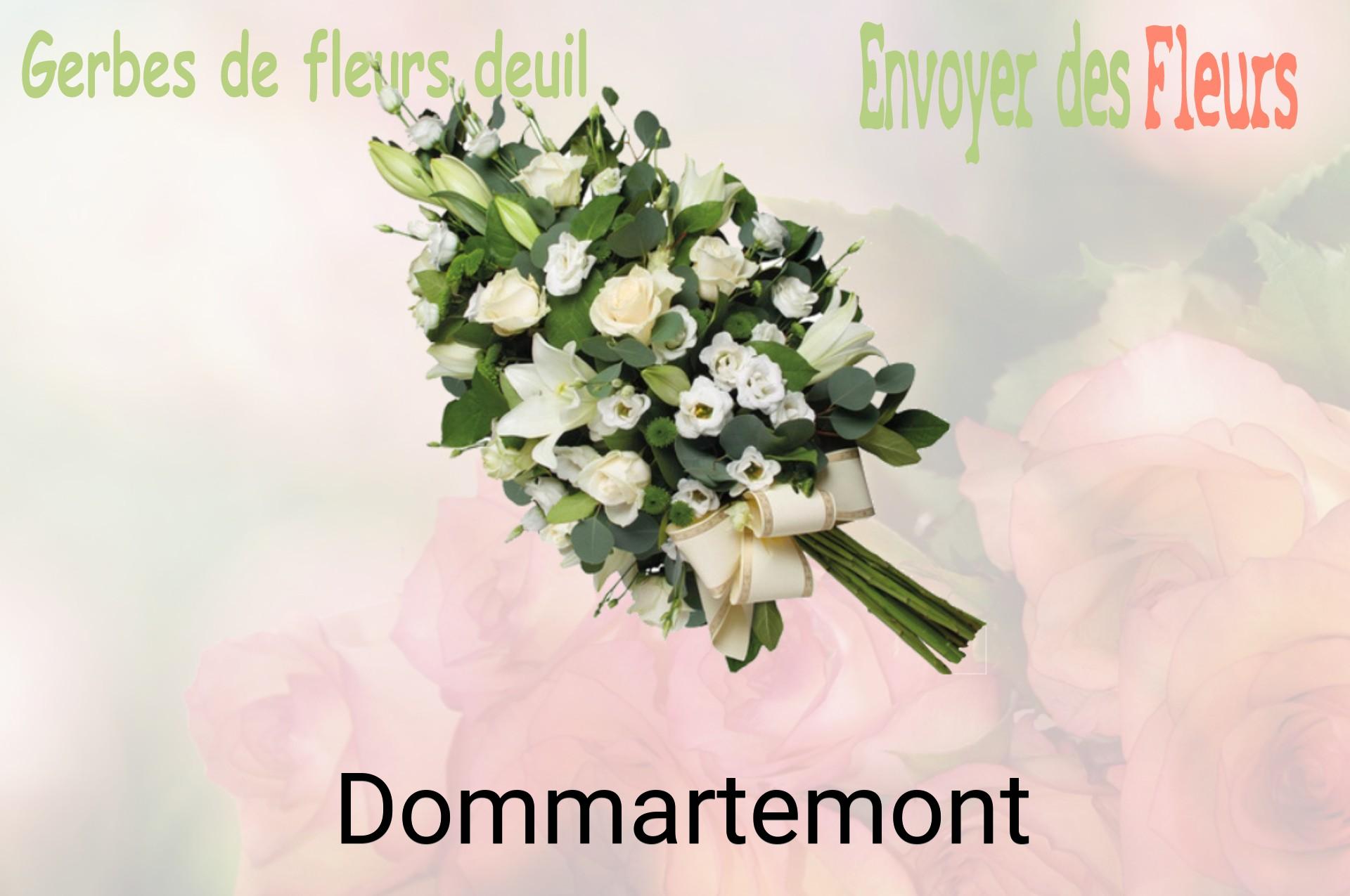 Gerbe de fleurs de deuil livrée à Dommartemont